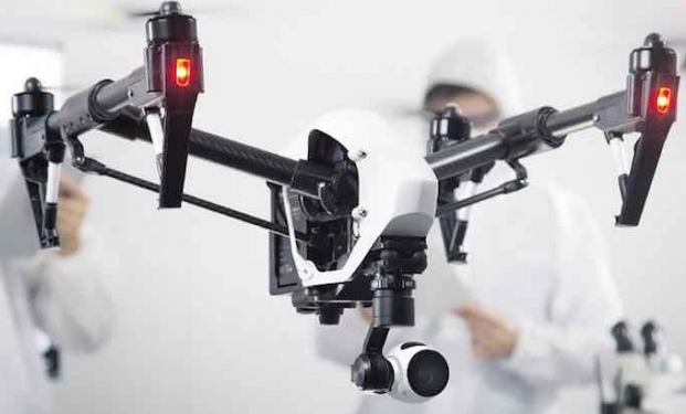 Uno dei droni della DJI Uno dei droni della DJI