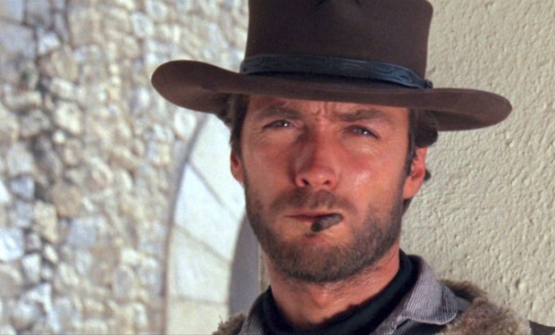 Clint Eastwood in Per un pugno di dollari Clint Eastwood in Per un pugno di dollari