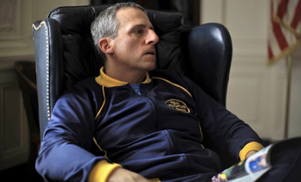 Steve Carrell in Foxcatcher di Bennett Miller Steve Carrell in Foxcatcher di Bennett Miller