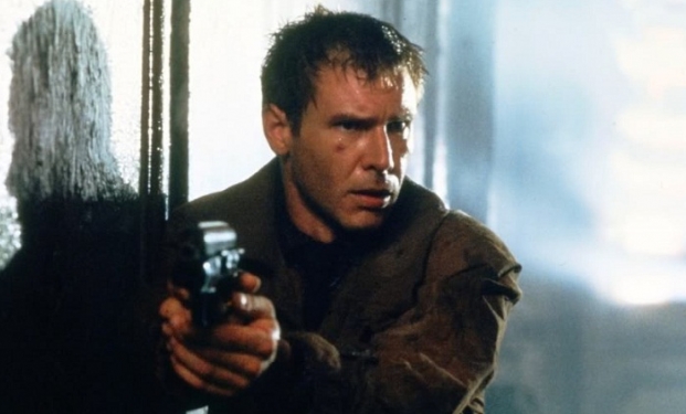 Harrison Ford in Blade Runner di Ridley Scott Harrison Ford in Blade Runner di Ridley Scott