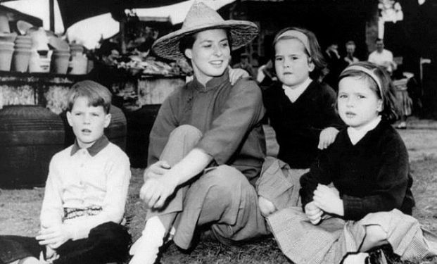Ingrid Bergman e figli Ingrid Bergman e figli
