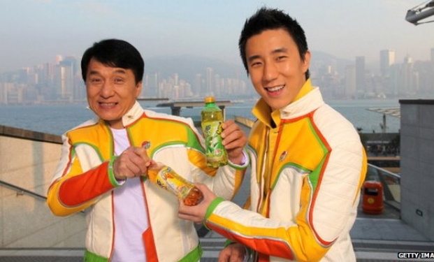 Jackie e Jaycee Chan Jackie e Jaycee Chan