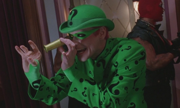 Jim Carrey, l'Enigmista di Batman Forever Jim Carrey, l'Enigmista di Batman Forever