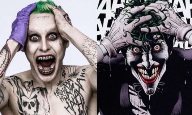 A sinistra, il probabile Joker di Jared Leto A sinistra, il probabile Joker di Jared Leto