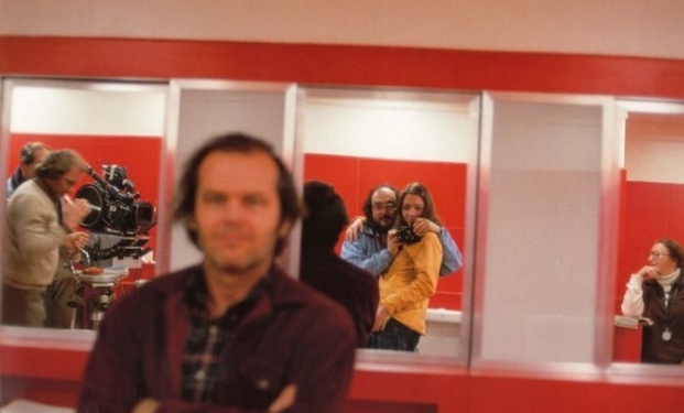 Kubrick sul set di "Shining" Kubrick sul set di "Shining"