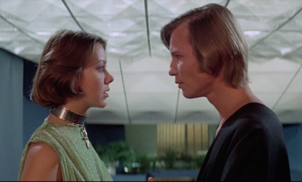 Logan's Run, una scena del 1977 Logan's Run, una scena del 1977
