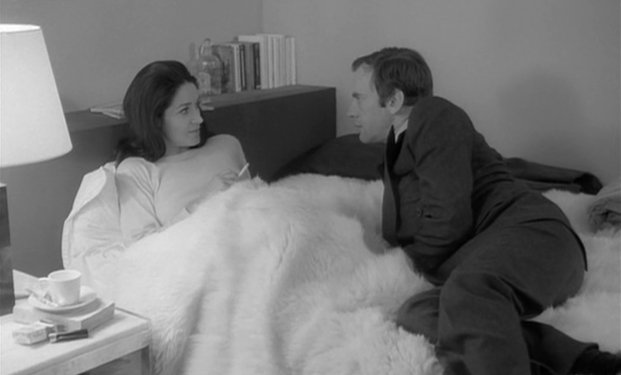I magnifici Françoise Fabian e Jean-Louis Trintignant in "Ma nuit chez Maud" di Rohmer I magnifici Françoise Fabian e Jean-Louis Trintignant in "Ma nuit chez Maud" di Rohmer