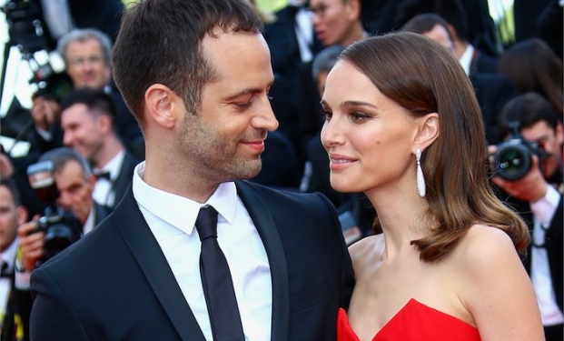 Cannes, Natalie Portman col marito Benjamin Millepied Cannes, Natalie Portman col marito Benjamin Millepied