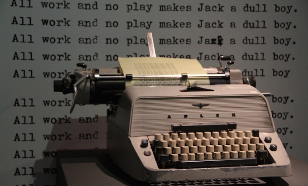 La mitica frase dattiloscritta da Jack Nicholson in "Shining" La mitica frase dattiloscritta da Jack Nicholson in "Shining"