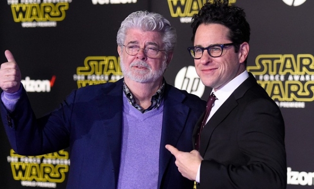 George Lucas e J.J. Abrams all'anteprima mondiale George Lucas e J.J. Abrams all'anteprima mondiale