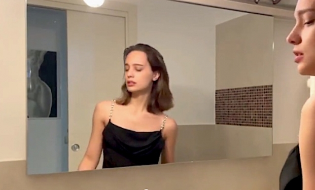 dal video postato su Istagram con le attrici di Tre piani di Nanni Moretti dal video postato su Istagram con le attrici di Tre piani di Nanni Moretti
