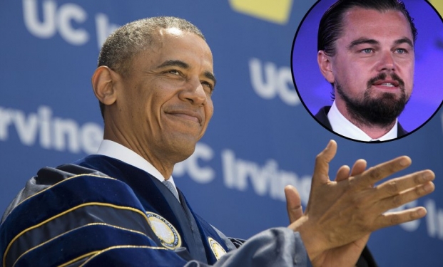 Leonardo Di Caprio, Obama Leonardo Di Caprio, Obama