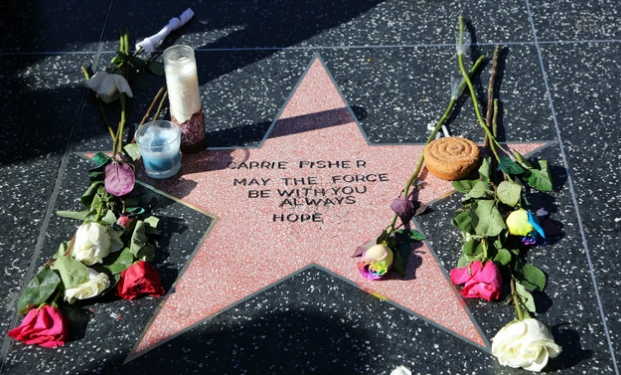Walk of Fame - Carrie Fisher Walk of Fame - Carrie Fisher