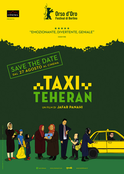 Locandina di Taxi Teheran Locandina di Taxi Teheran