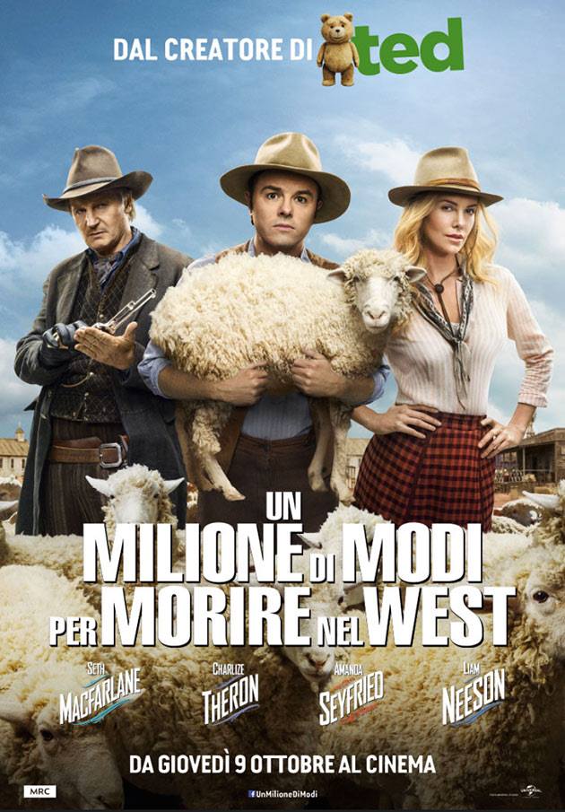 Locandina di Un milione di modi per morire nel West Locandina di Un milione di modi per morire nel West